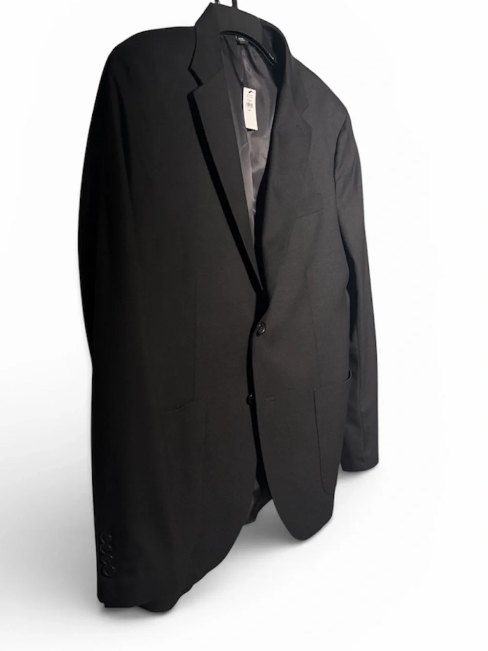Banana Republic Tailored Slim Fit Italian  Black Suit Jacket Size 40R